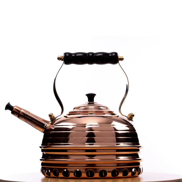 Copper top gas kettle